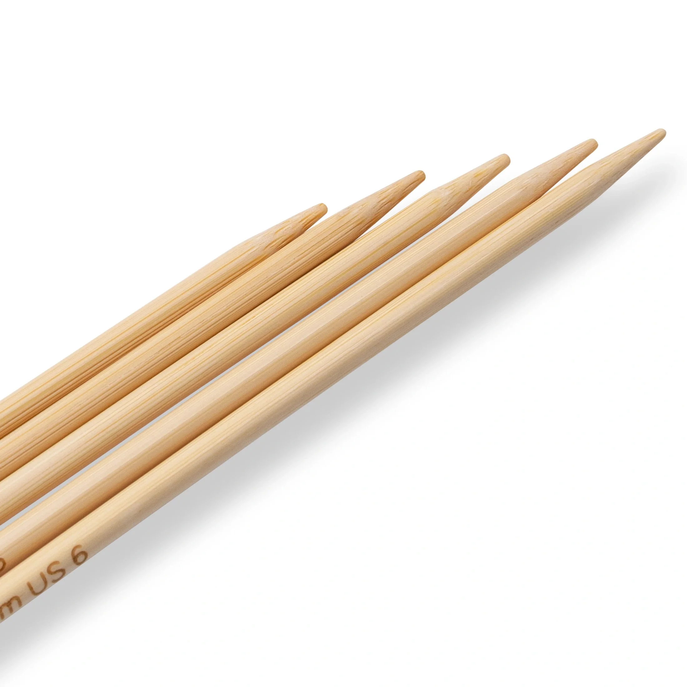 8" Double Point Knitting Needles, Bamboo - Image 15