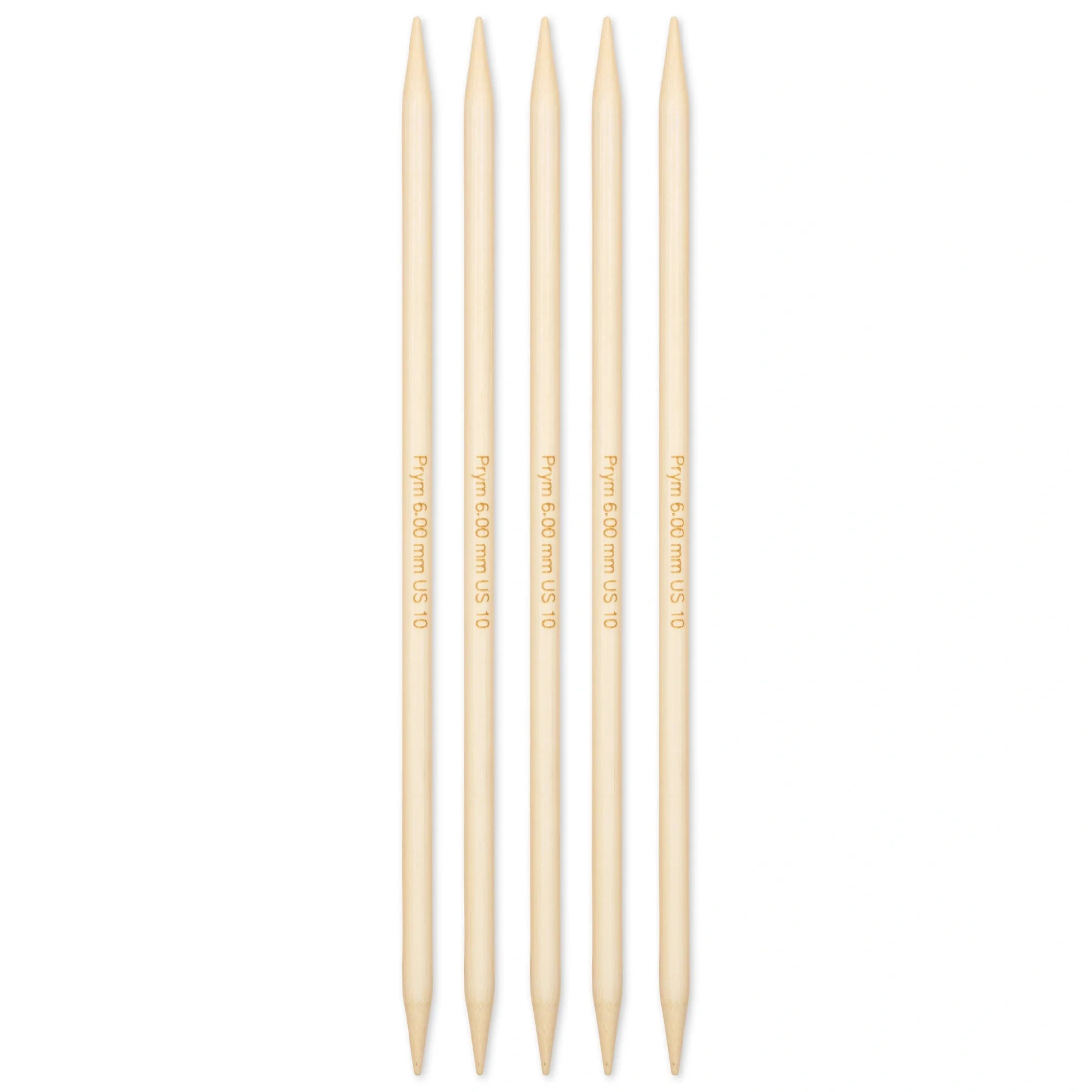 8" Double Point Knitting Needles, Bamboo - Image 25