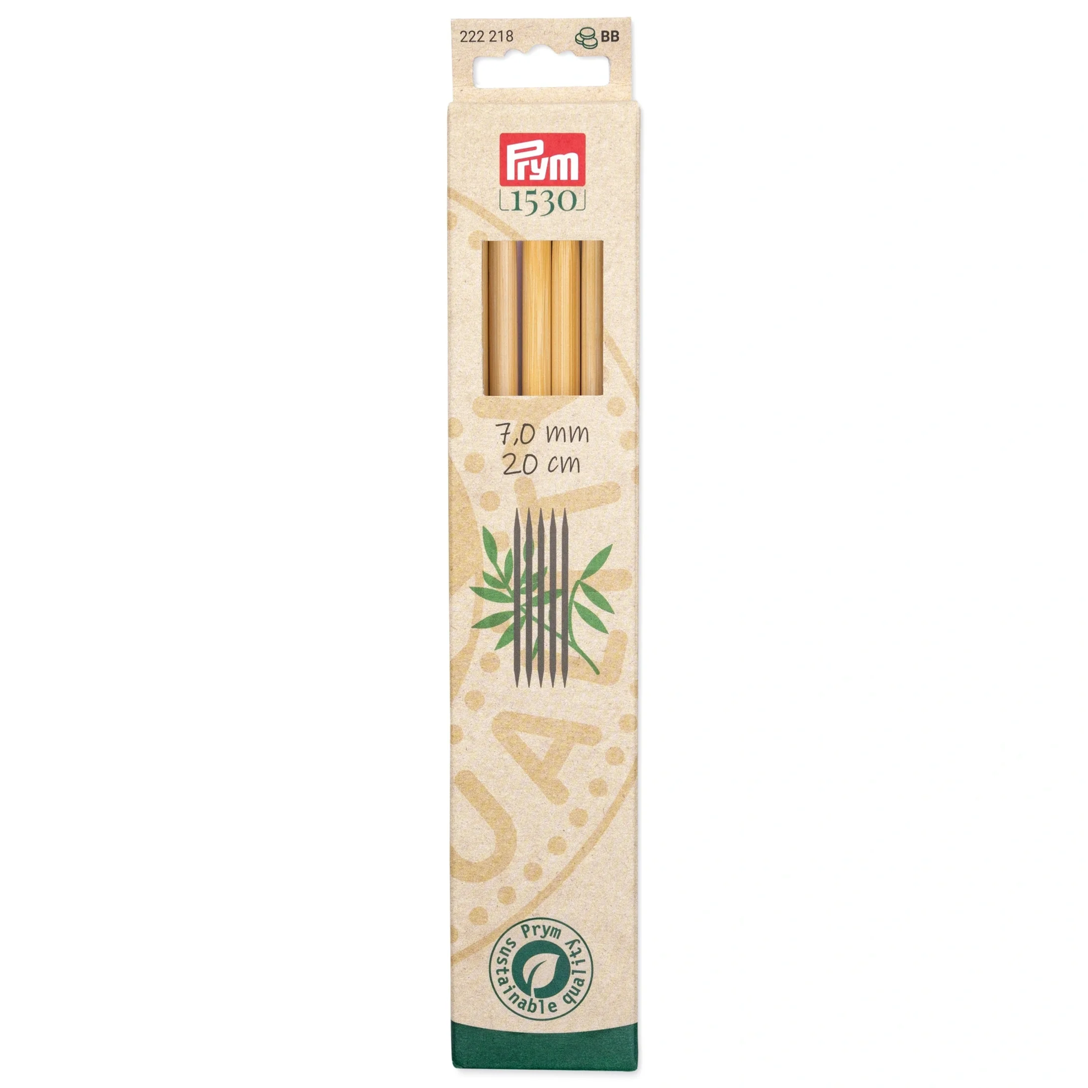8" Double Point Knitting Needles, Bamboo - Image 29