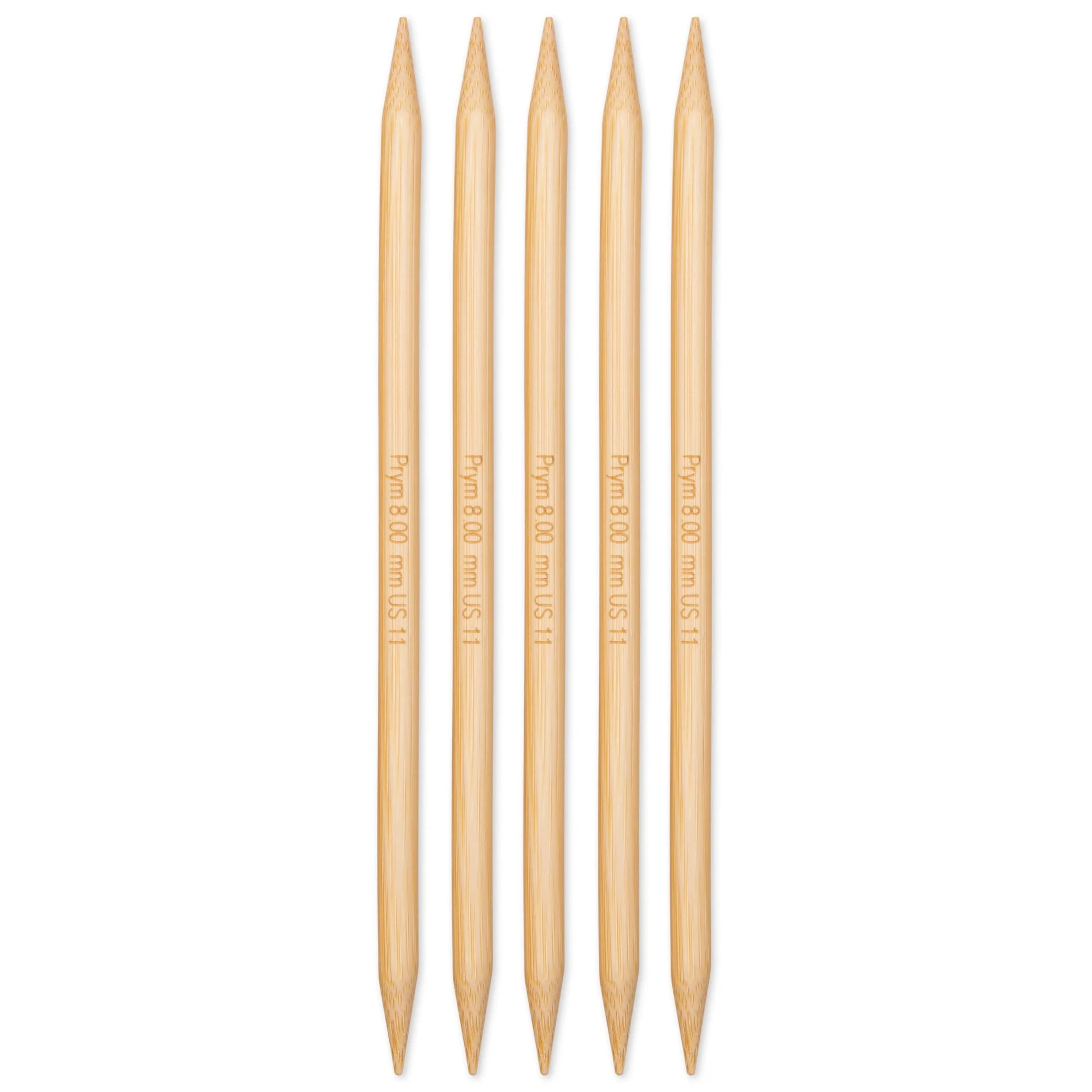 8" Double Point Knitting Needles, Bamboo - Image 31