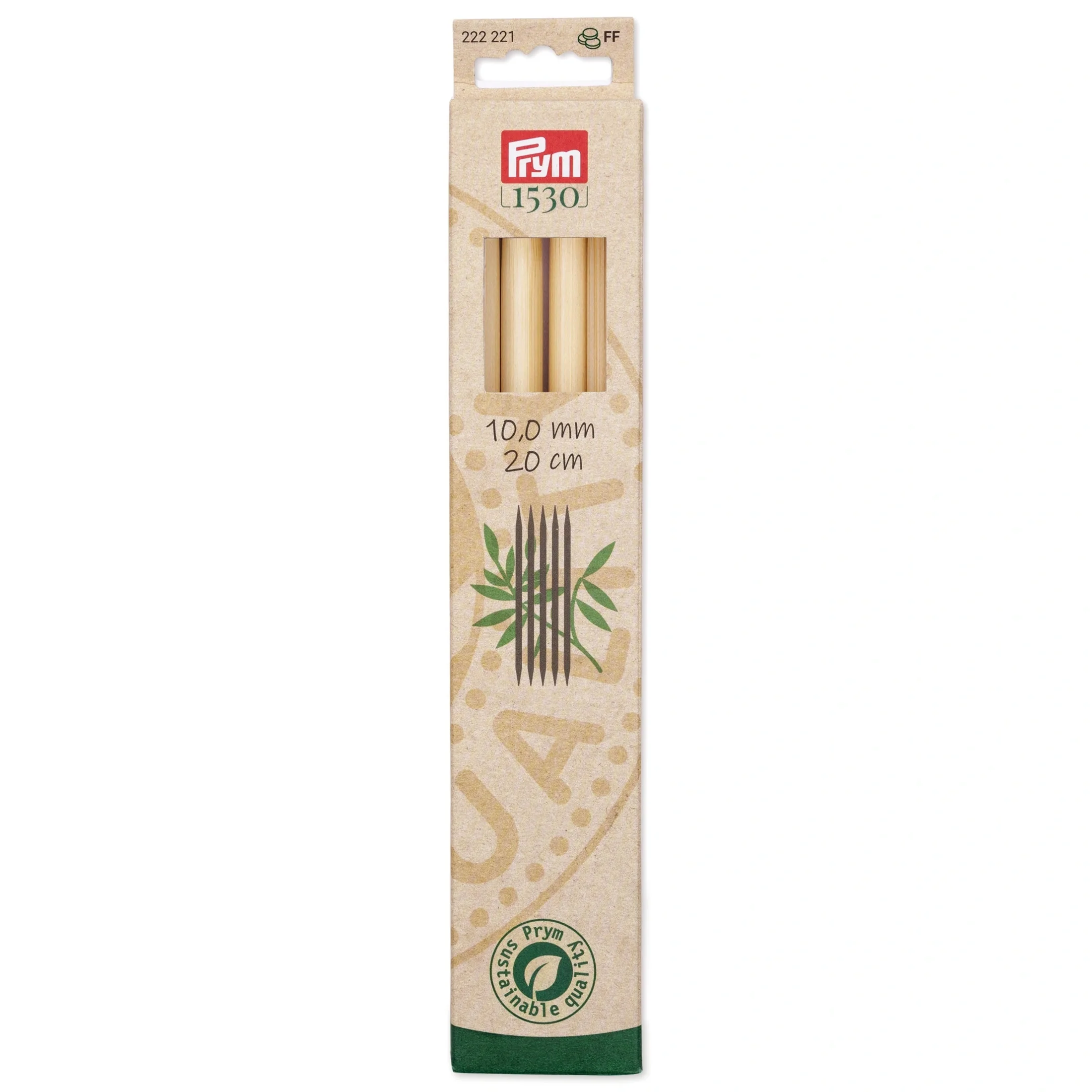 8" Double Point Knitting Needles, Bamboo - Image 38