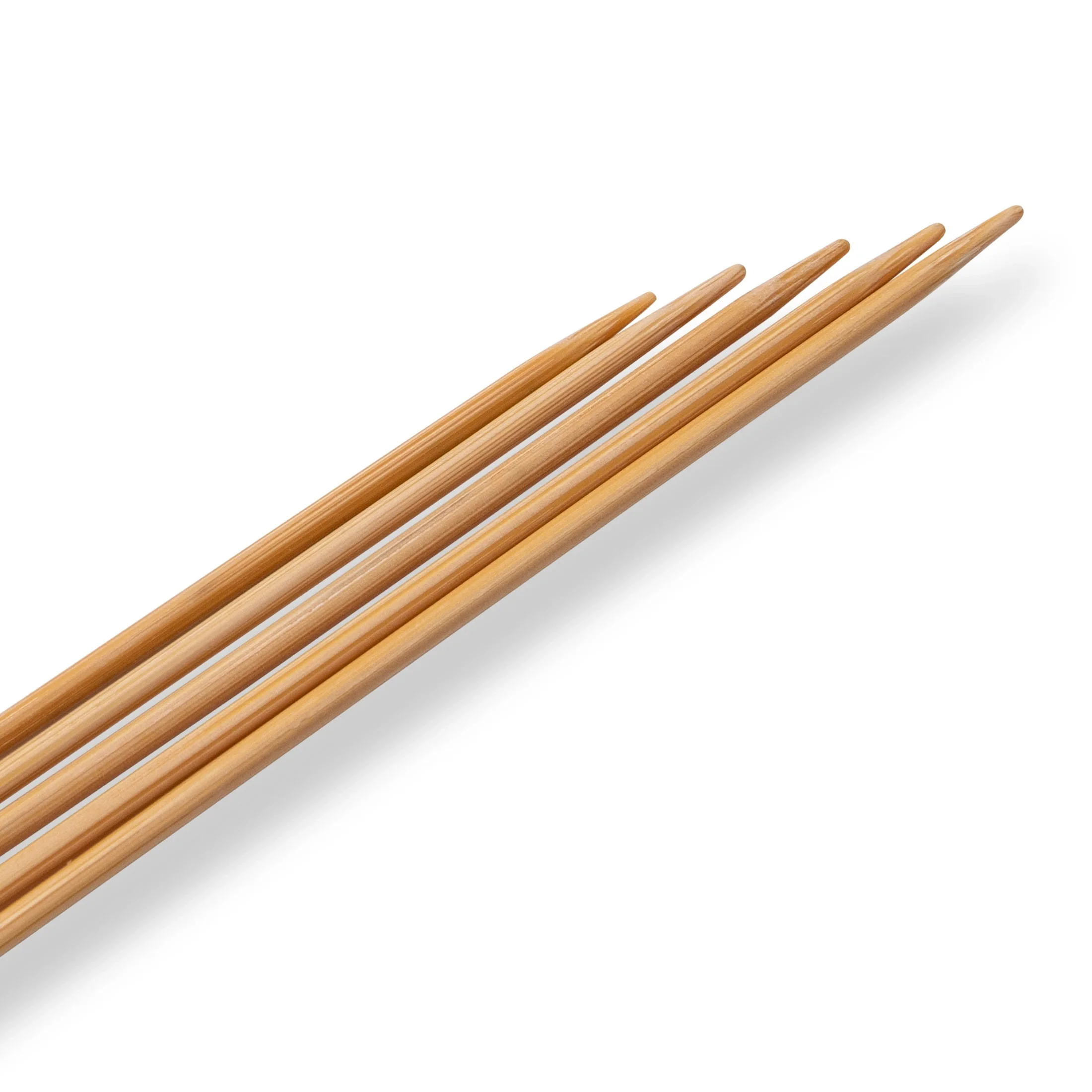 8" Double Point Knitting Needles, Bamboo - Image 6