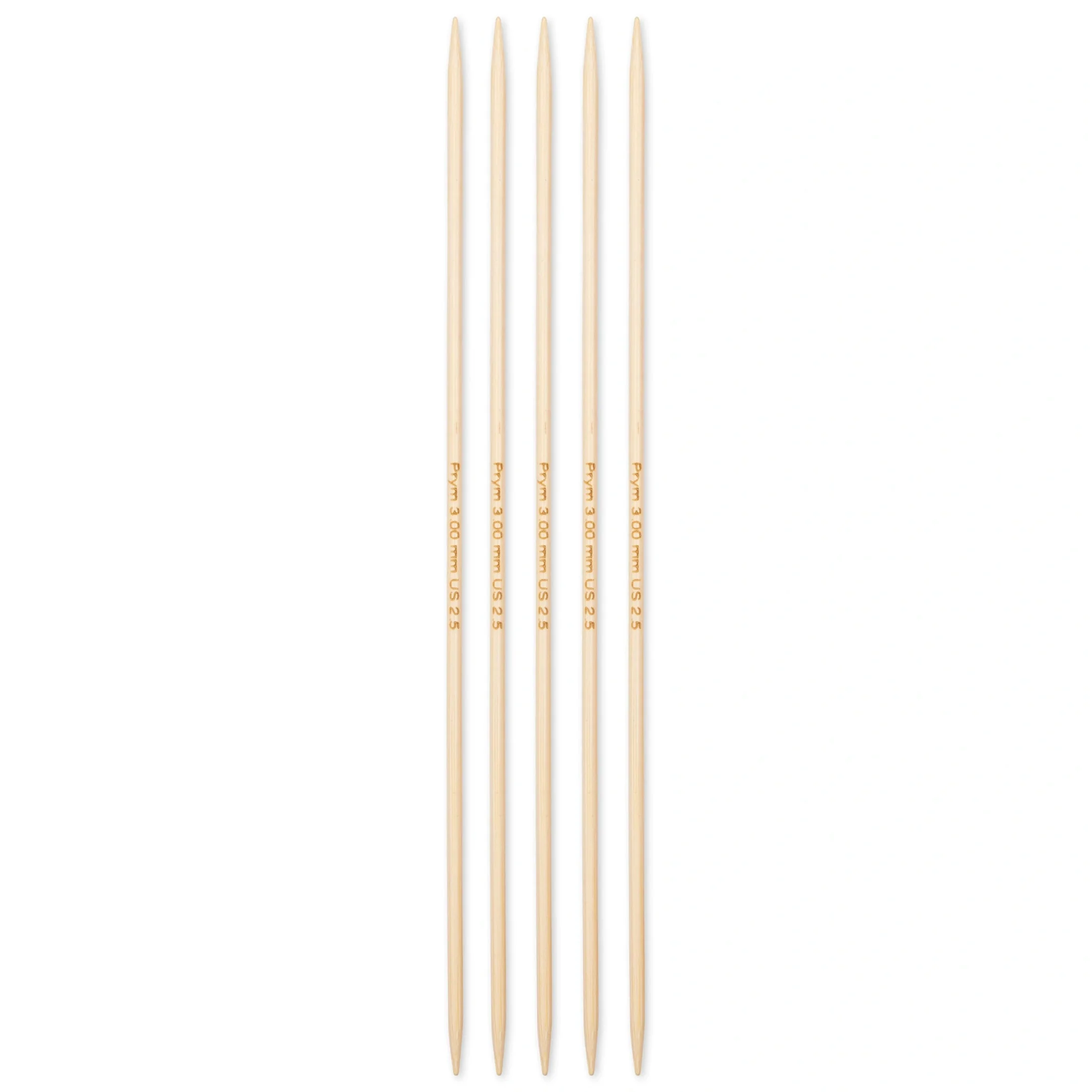 8" Double Point Knitting Needles, Bamboo - Image 7