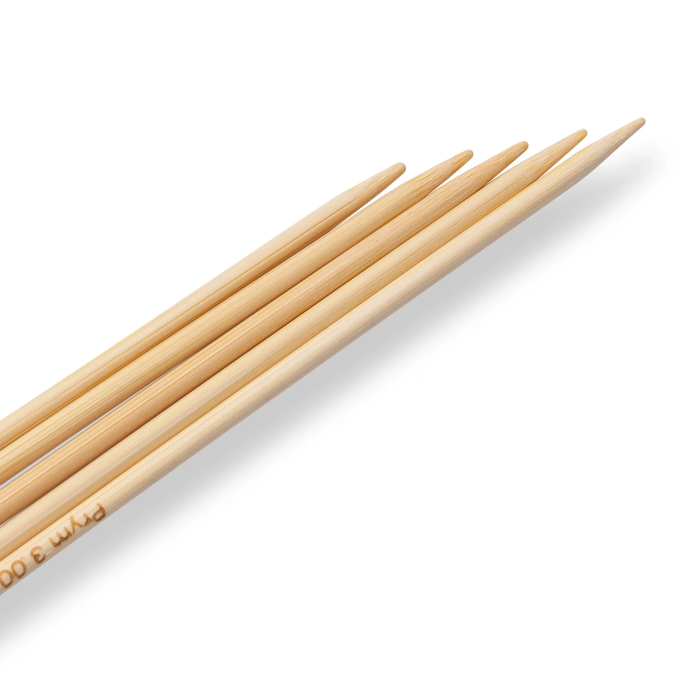 8" Double Point Knitting Needles, Bamboo - Image 9