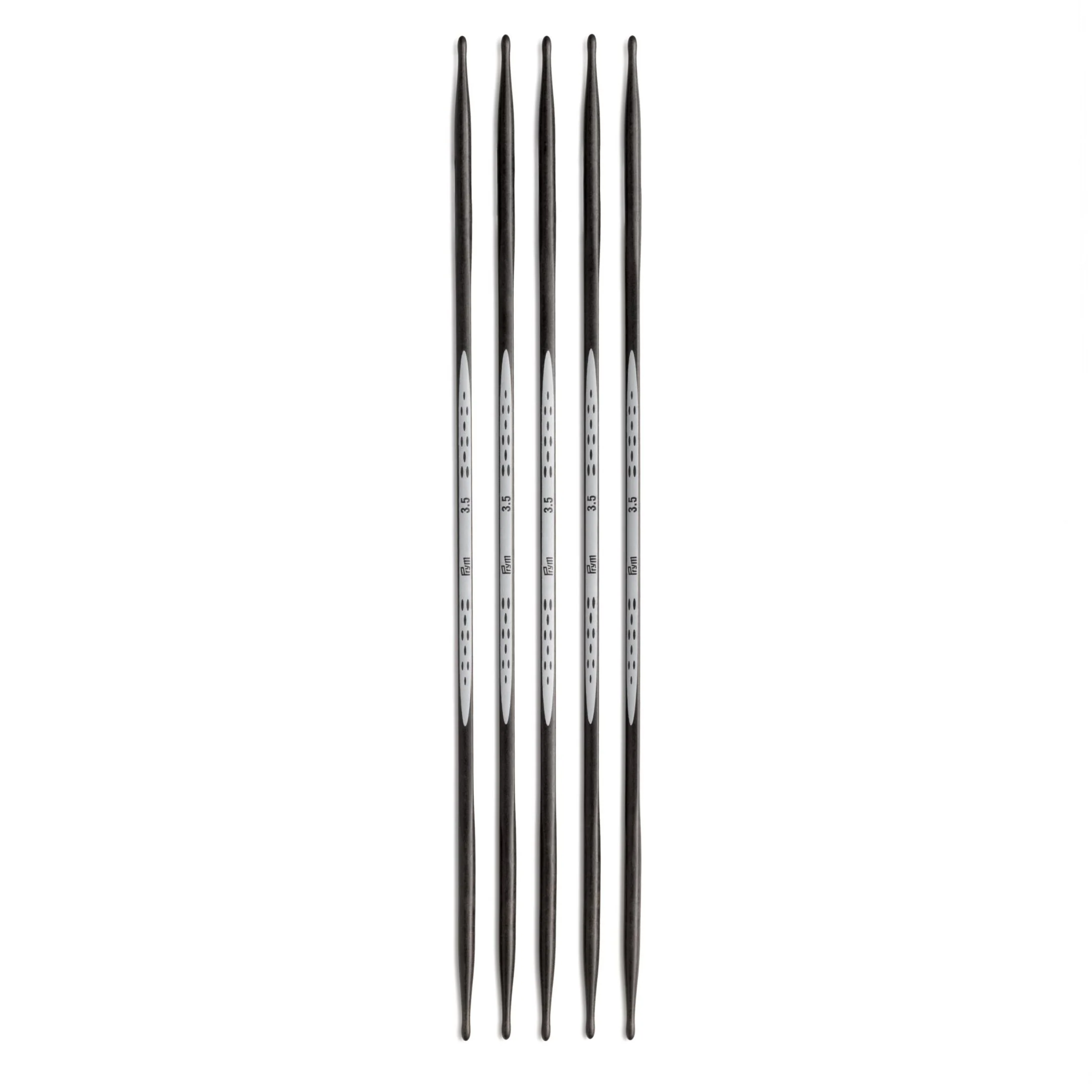 8" Ergonomic Double Point Knitting Needles, Carbon - Image 10