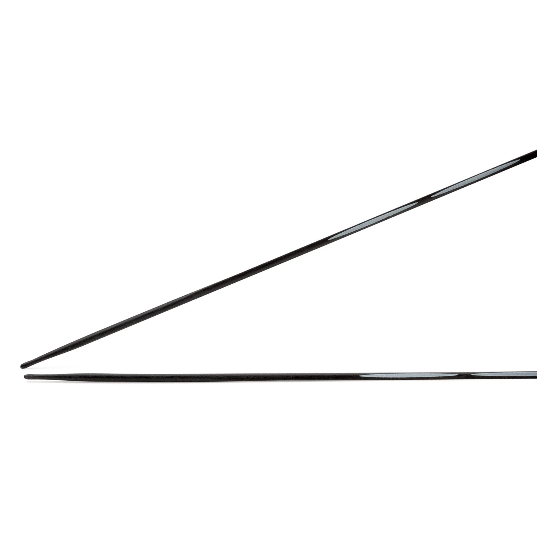 8" Ergonomic Double Point Knitting Needles, Carbon - Image 3