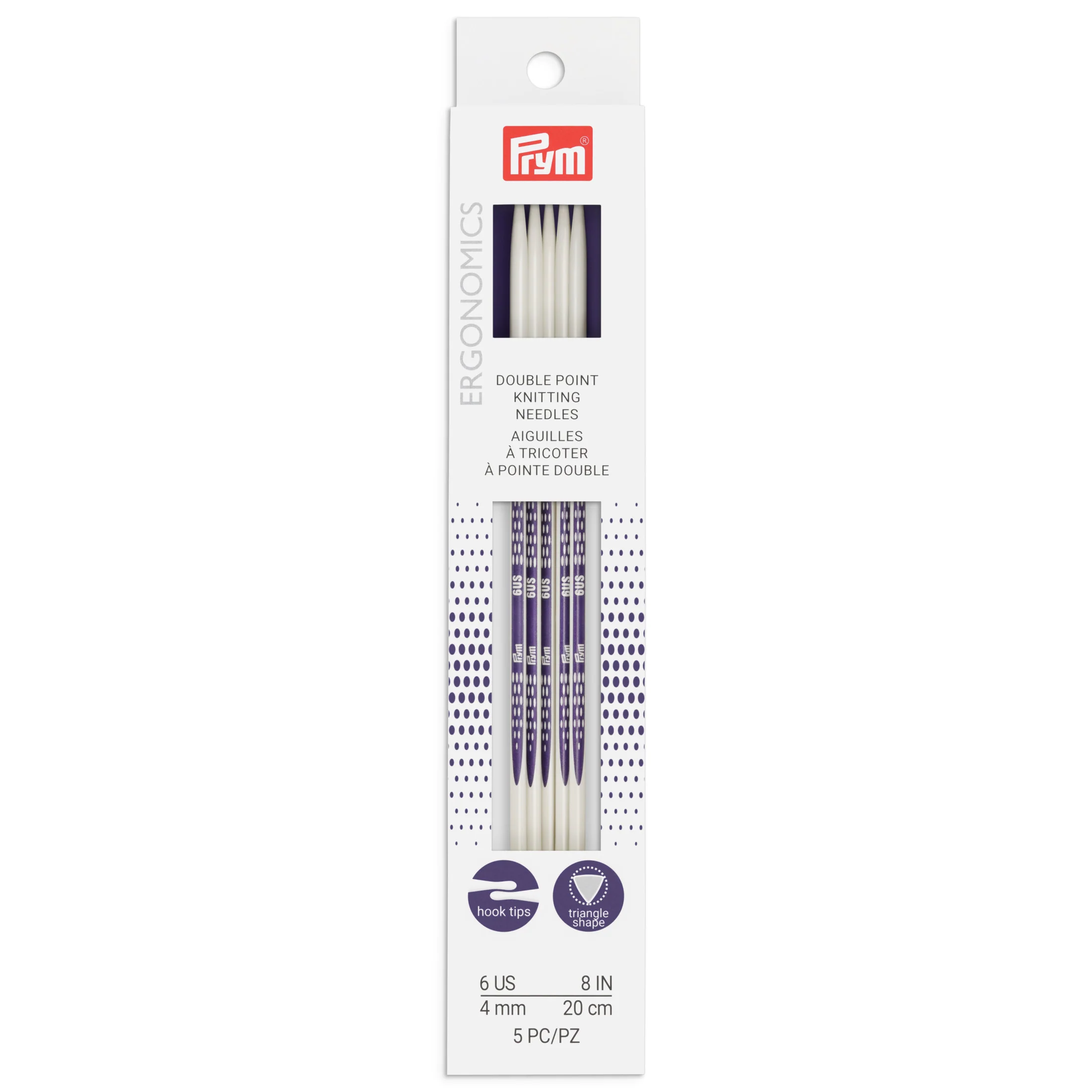 8" Ergonomic Double Point Knitting Needles - Image 14