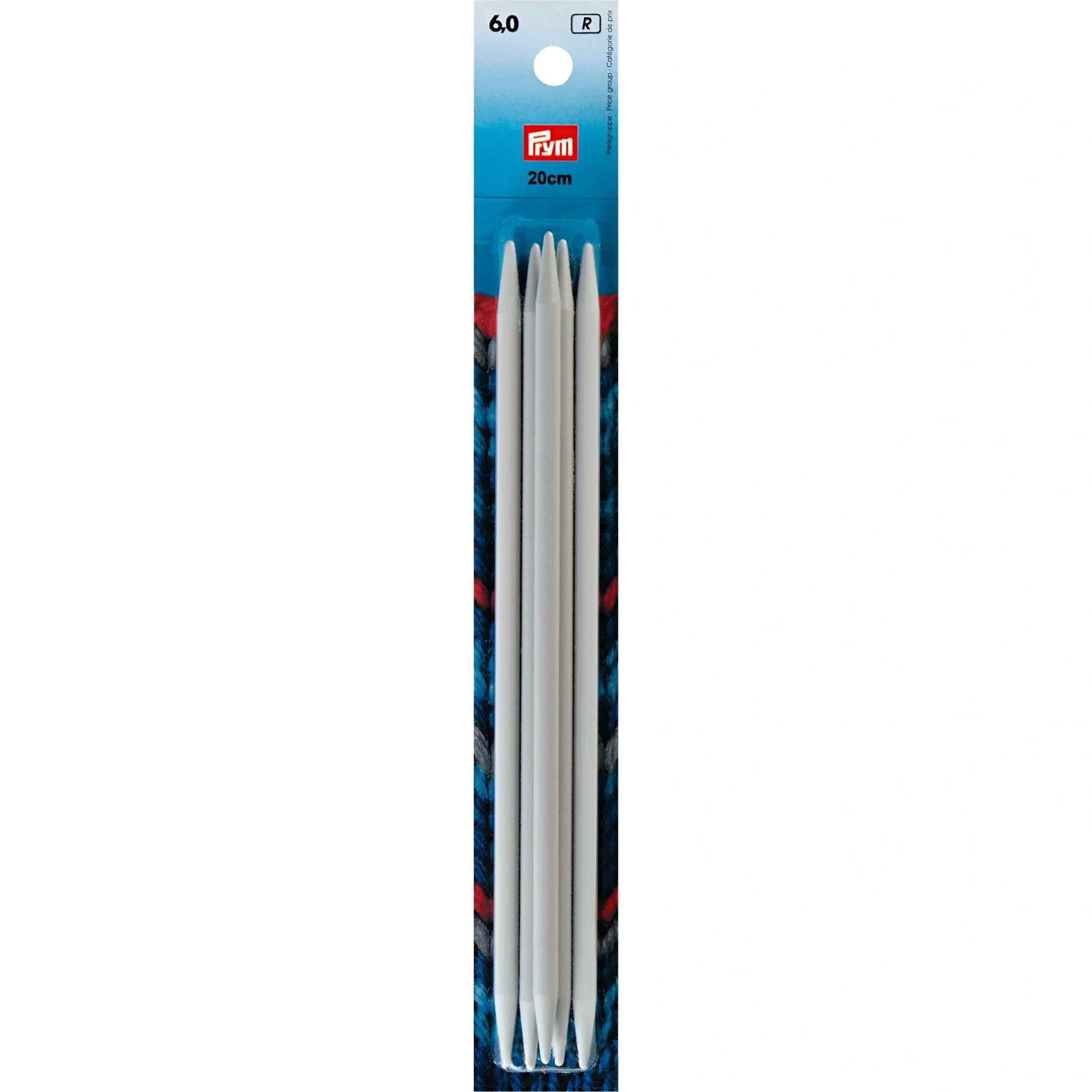 8" Double Point Knitting Needles, Plastic - Image 4