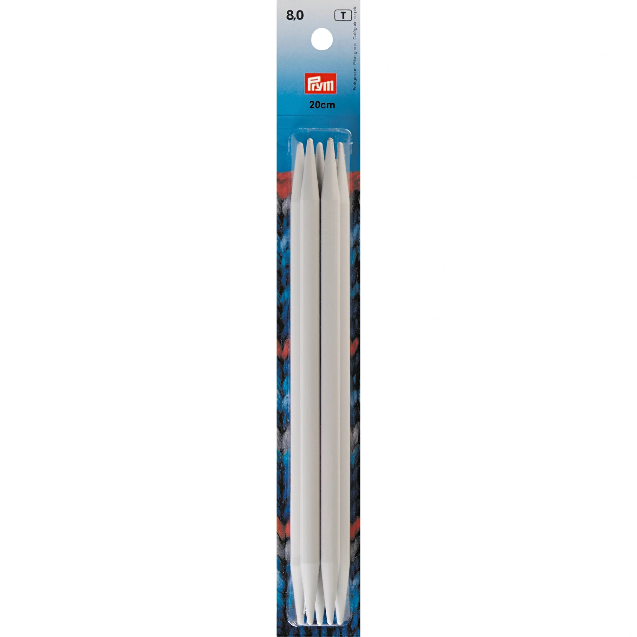 8" Double Point Knitting Needles, Plastic - Image 7