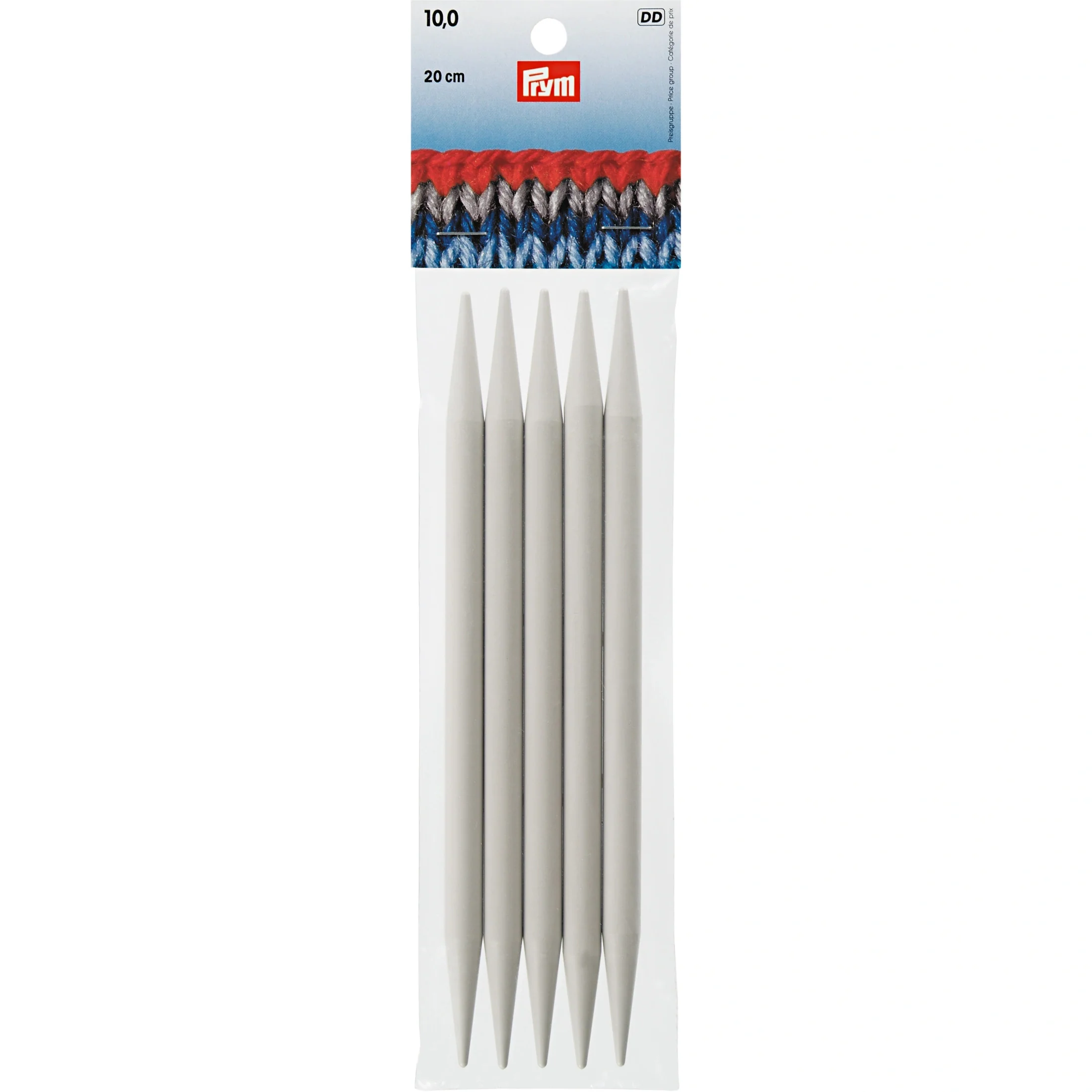8" Double Point Knitting Needles, Plastic - Image 9