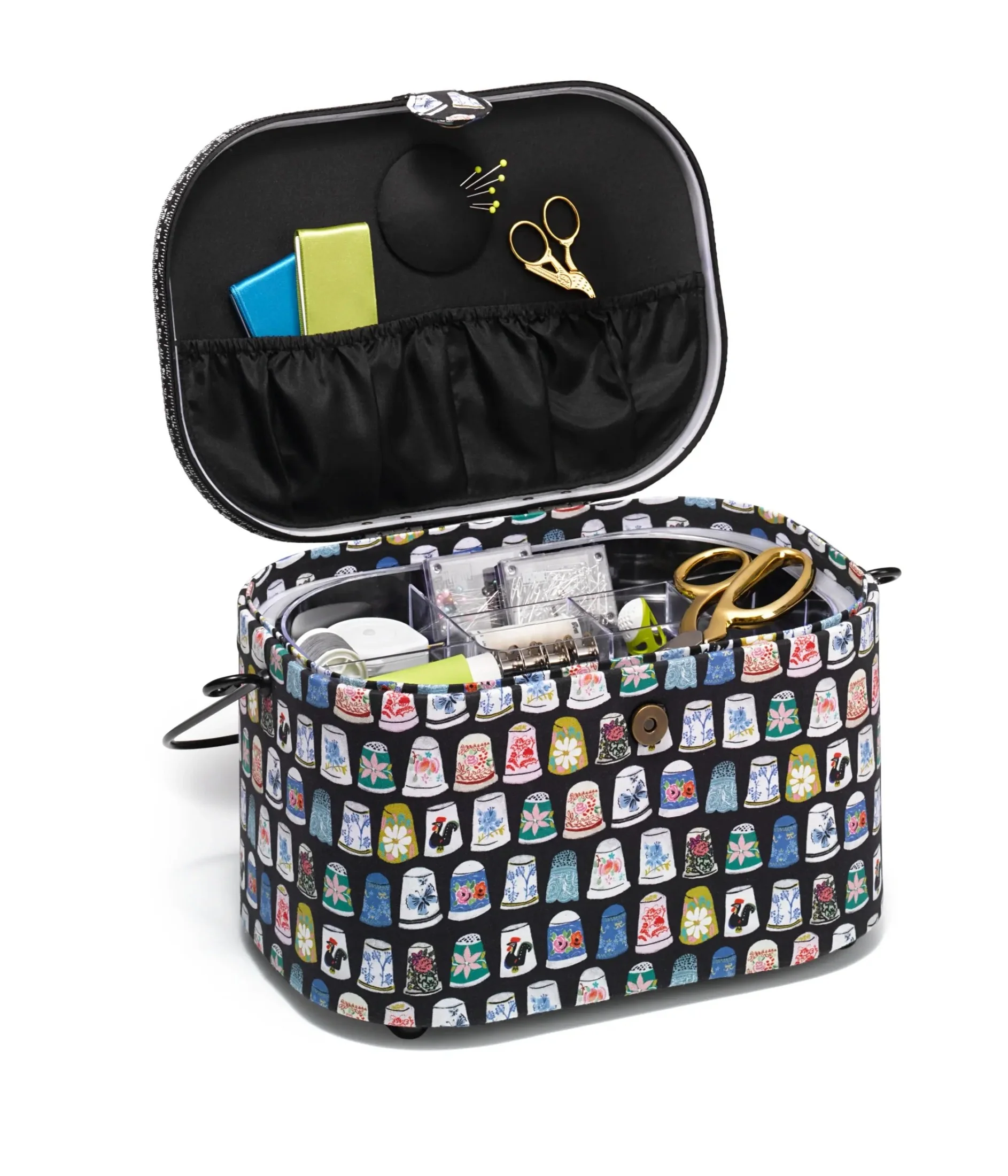 Oval Sewing Basket, Large - Image 11