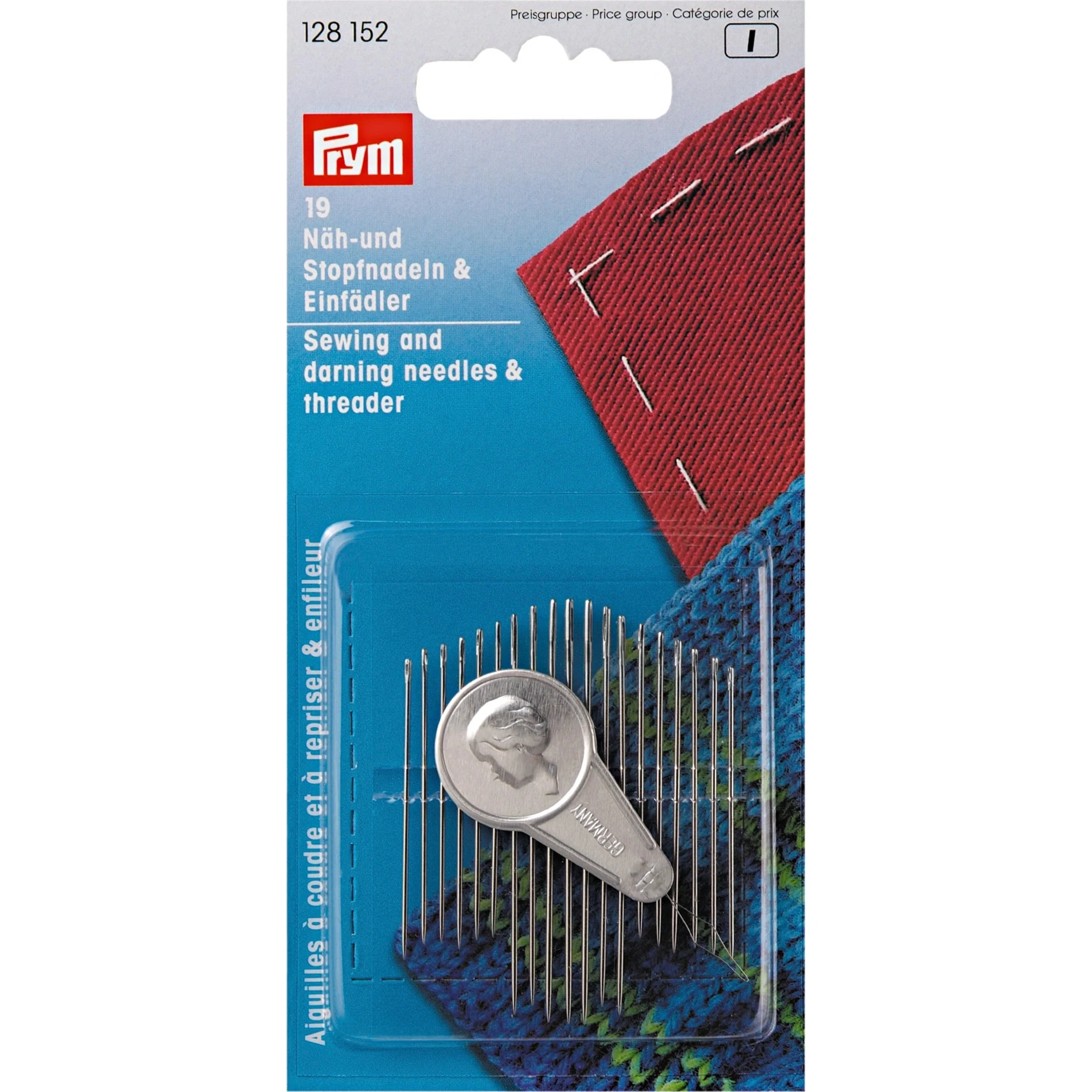 Darning Hand Needles & Threader, Assorted