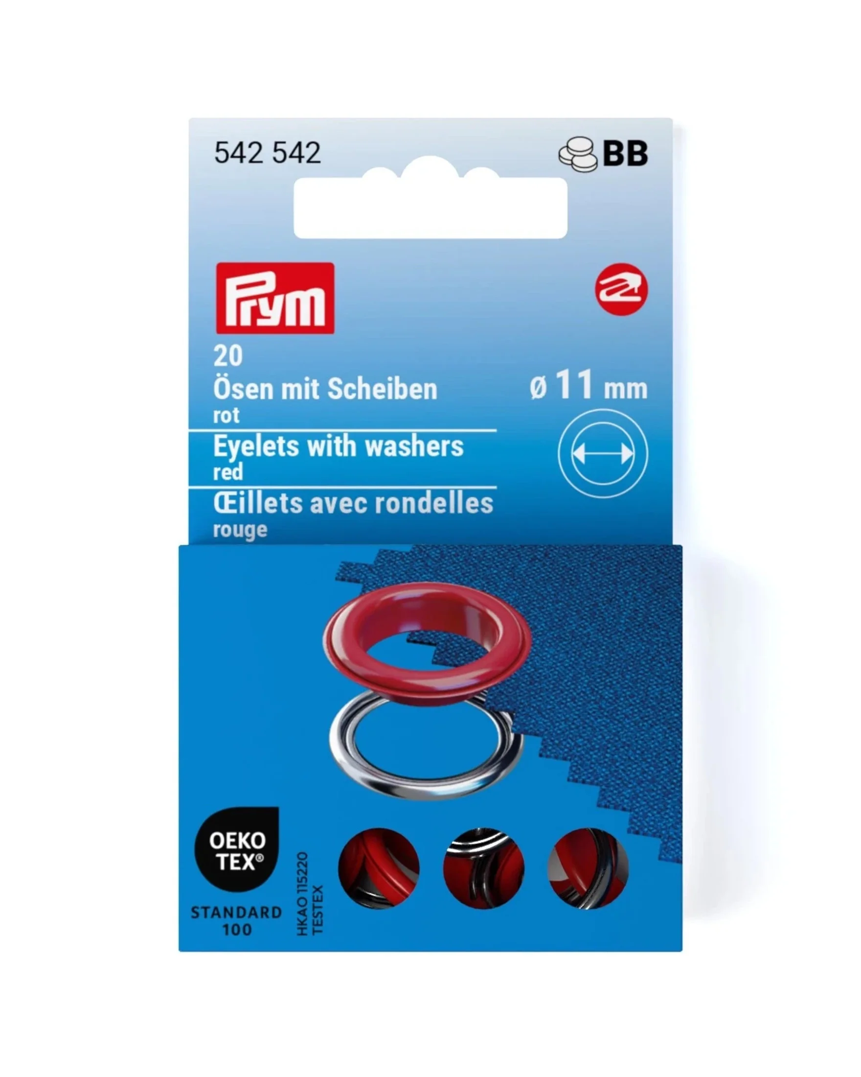 Eyelets With Washers 11 mm 20 pc Refill - Image 6