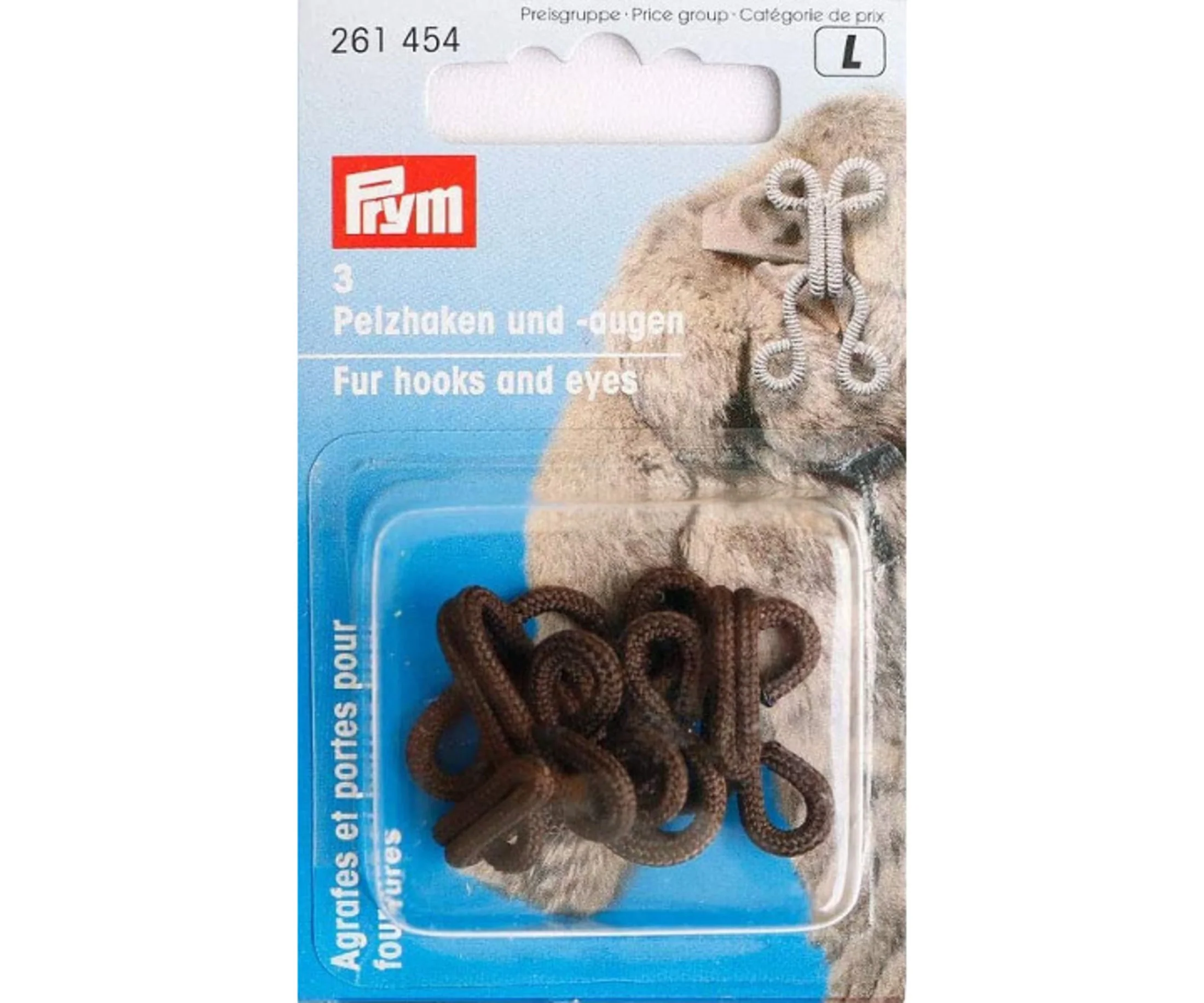 Fur Hooks & Eyes, 3 PC - Image 5