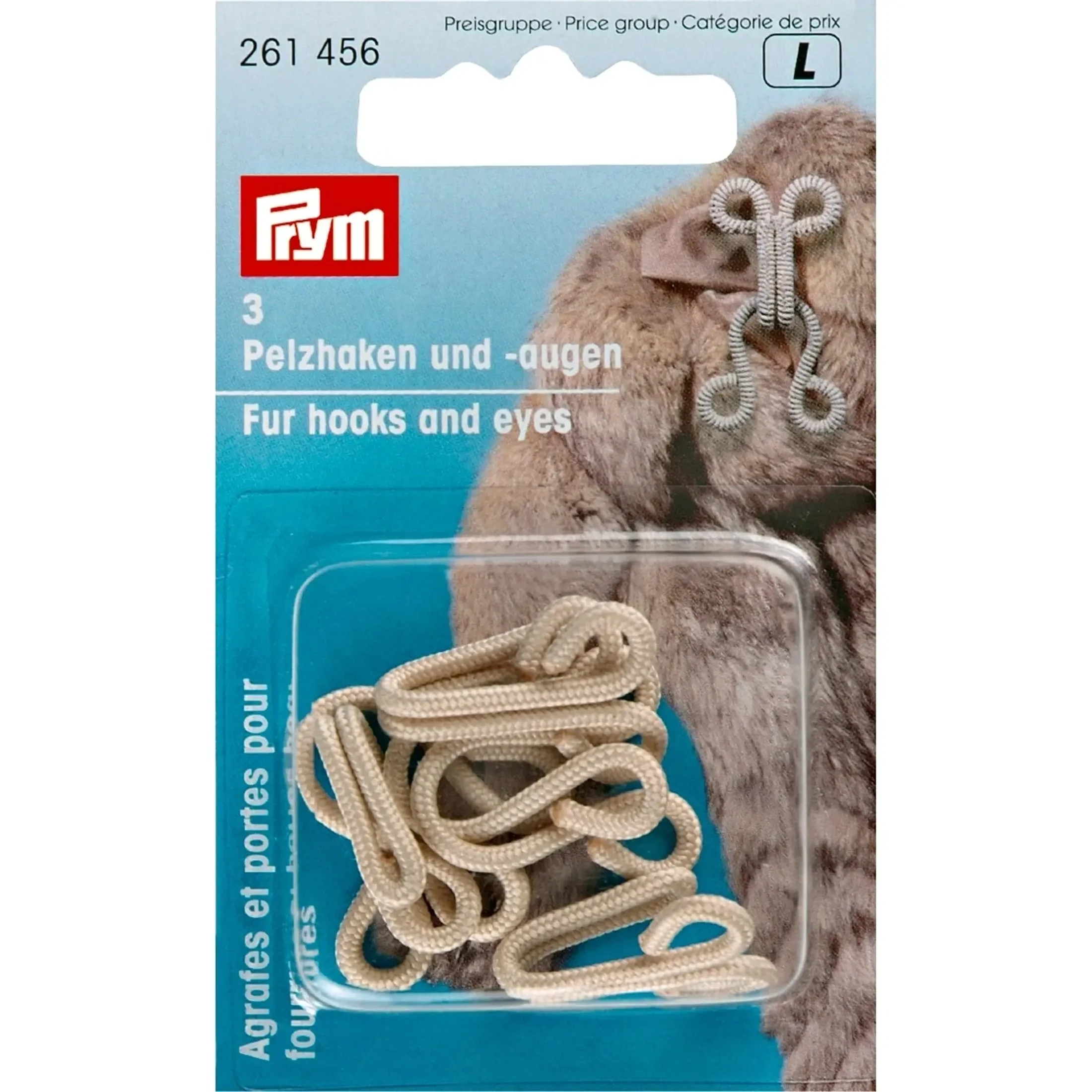 Fur Hooks & Eyes, 3 PC - Image 7