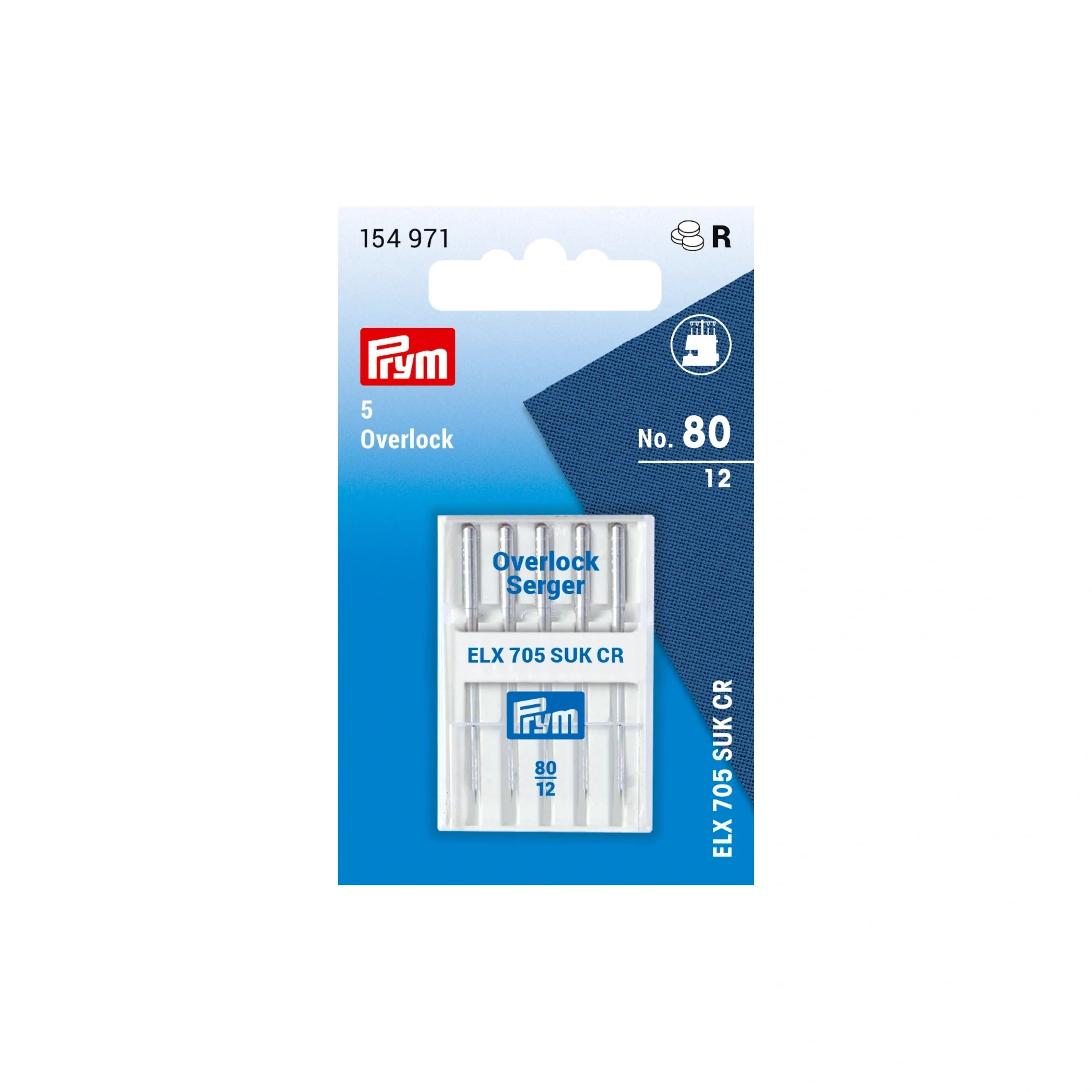 Overlock Sewing Machine Needle, 5 pc