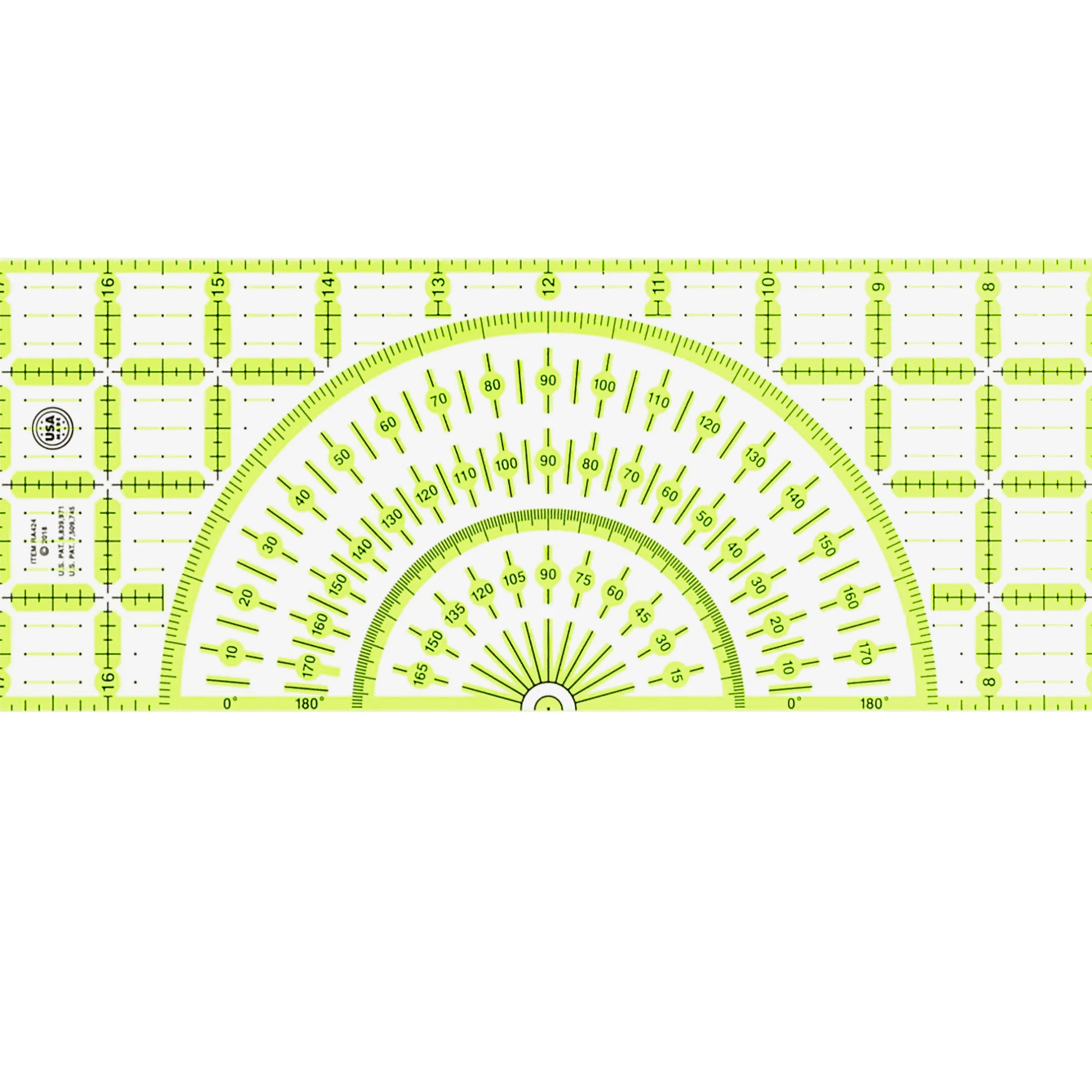 Protractor Ruler, 4" x 24" - Image 2