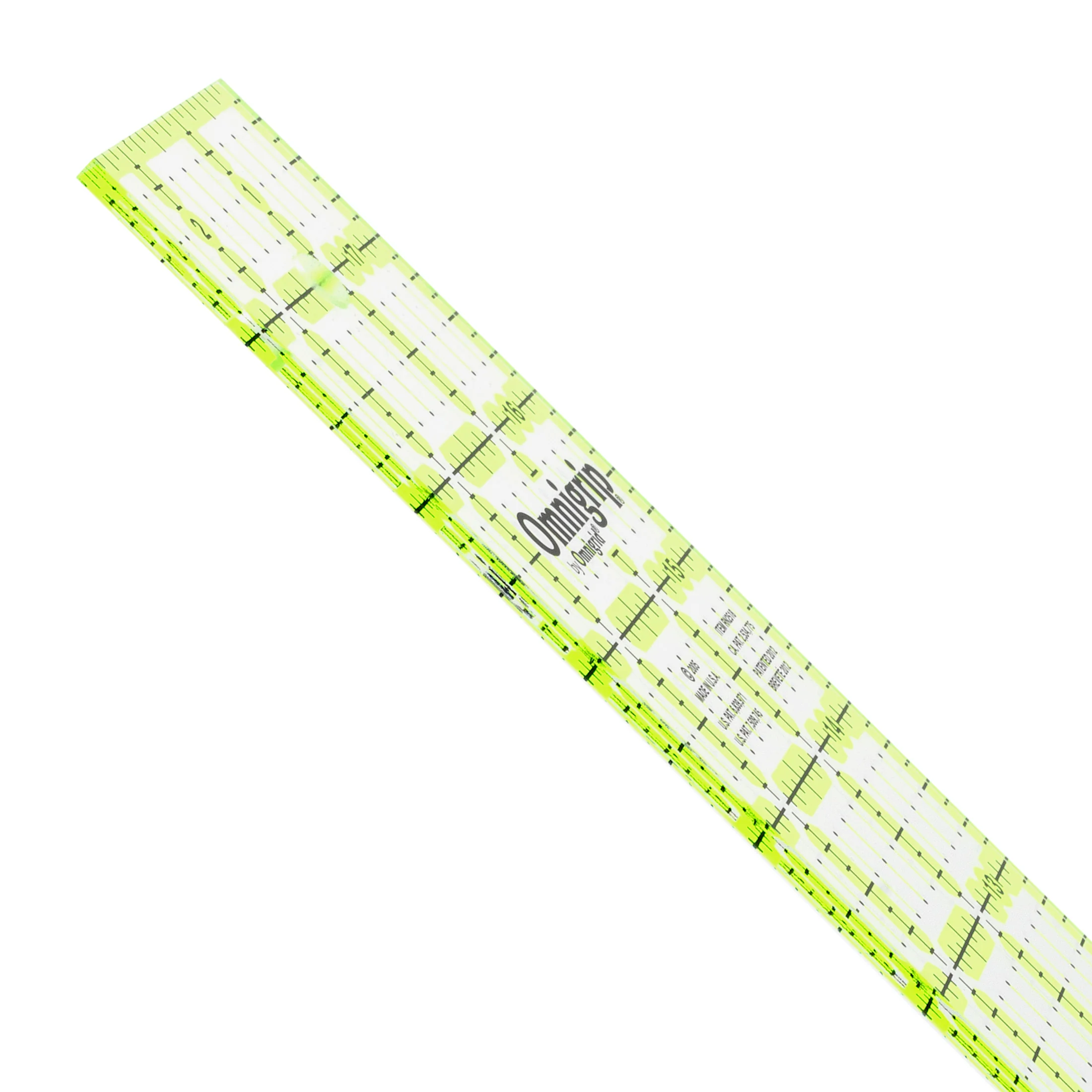 Omnigrip Non-Slip Hexagon Ruler, 3" x 16" - Image 3
