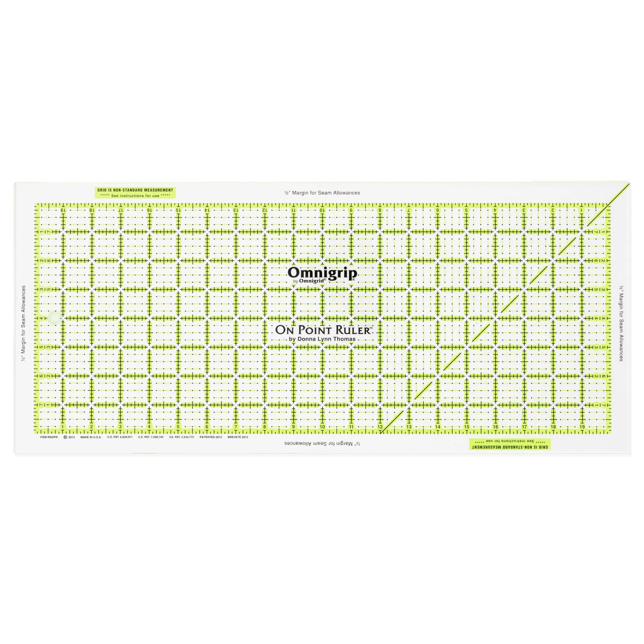 Non-Slip On Point Ruler