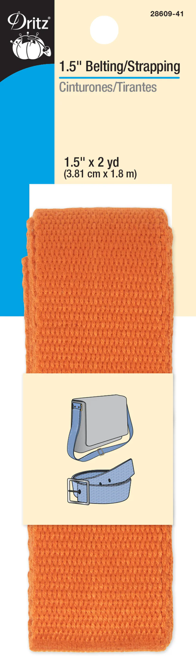 1-1/2" Polypro Belting & Strapping, 2 yd