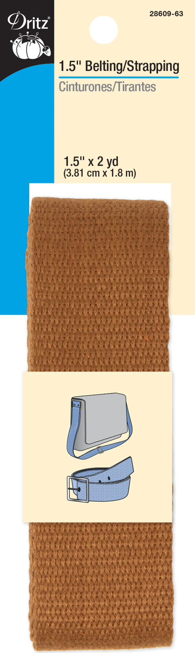 1-1/2" Polypro Belting & Strapping, 2 yd - Image 4
