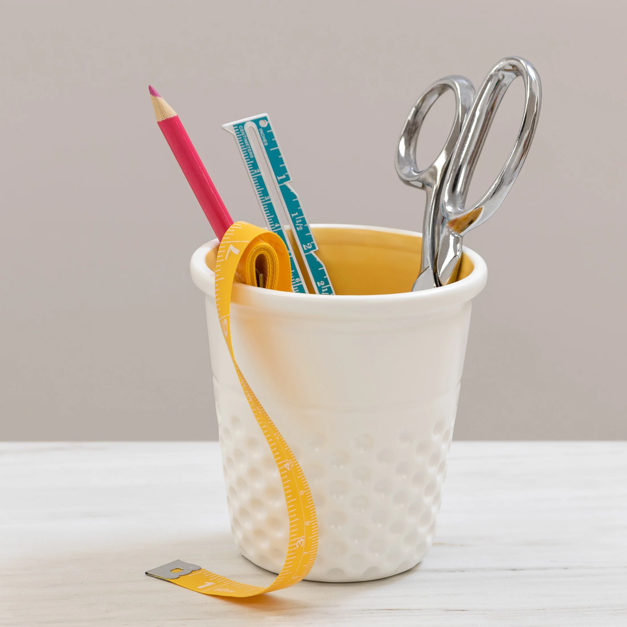 Novelty Ceramic Thimble Container - Image 14
