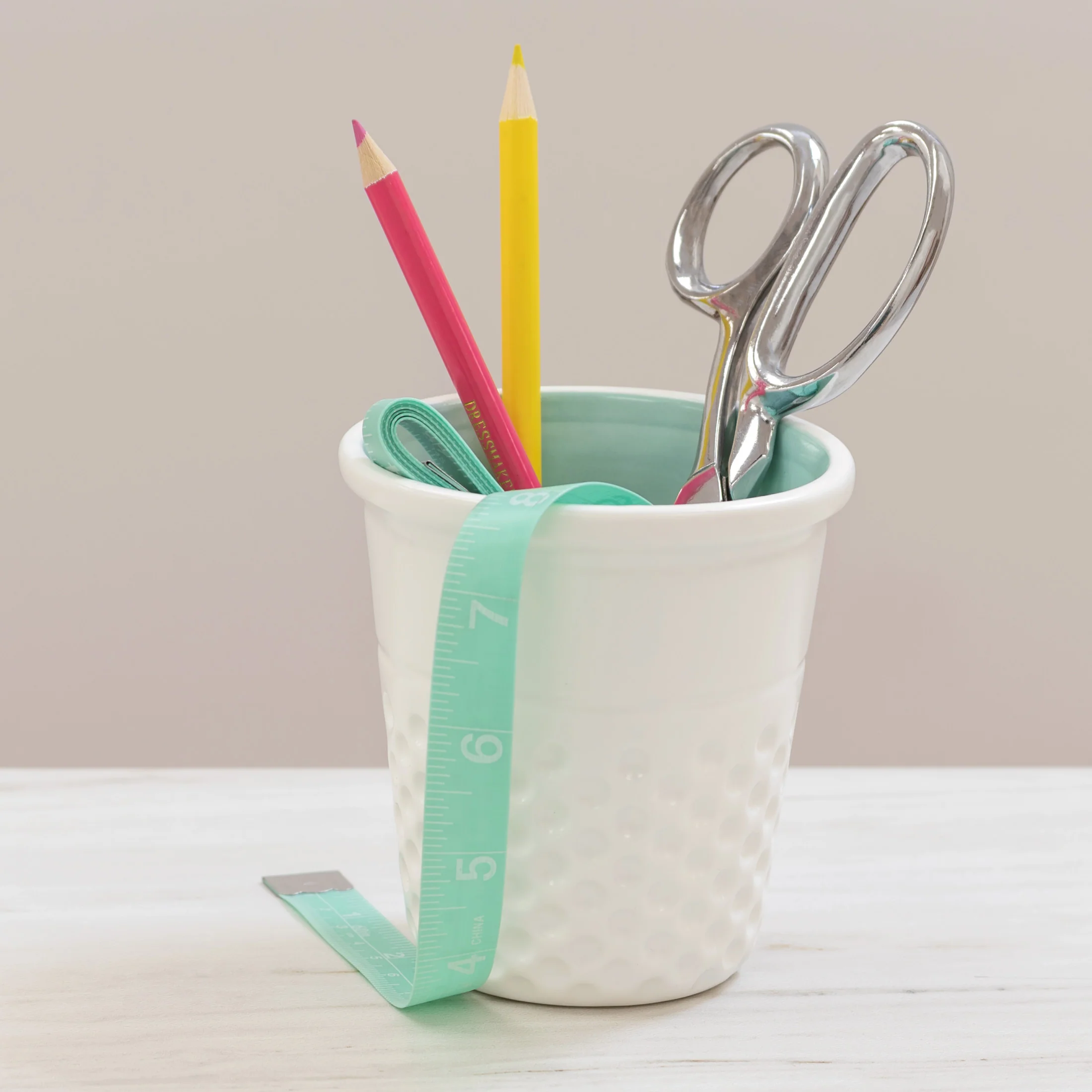 Novelty Ceramic Thimble Container - Image 9